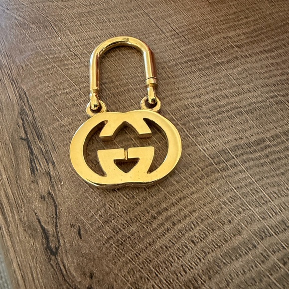 Gucci Accessories - Gucci Gold Double G Keychain/Bag Charm